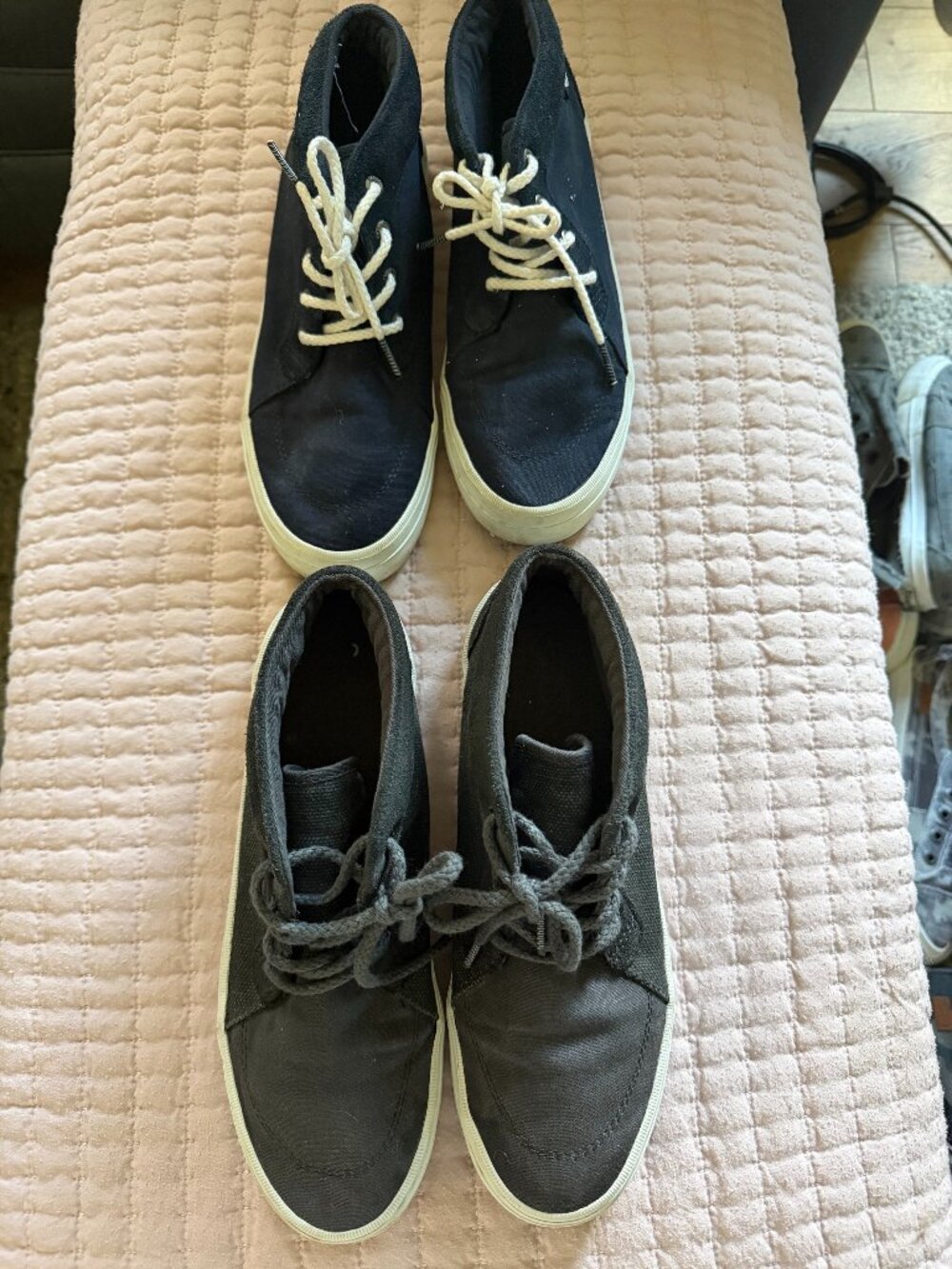 Sperry Topsider Gray Blue Sneakers Womens 8.5 2 Pairs